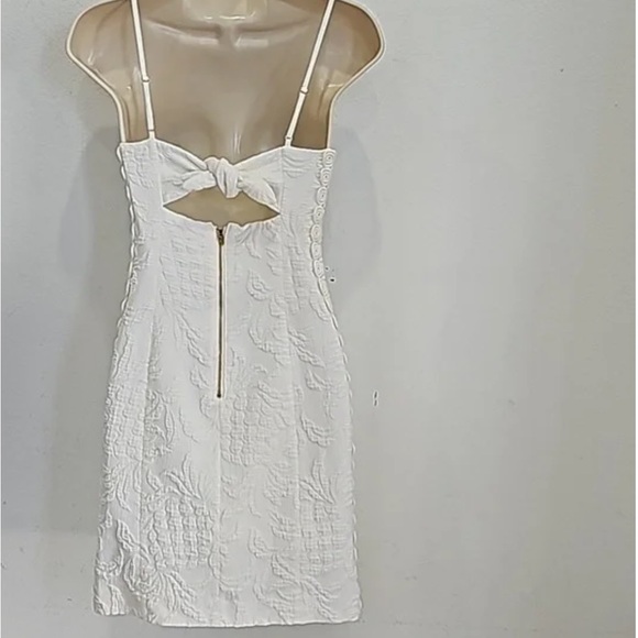 Lilly Pulitzer White Lace Brett Sweetheart Neckline Dress - Picture 7 of 11
